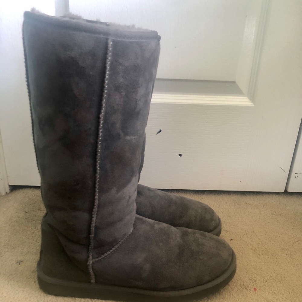 UGG Gray Classic Tall Boot